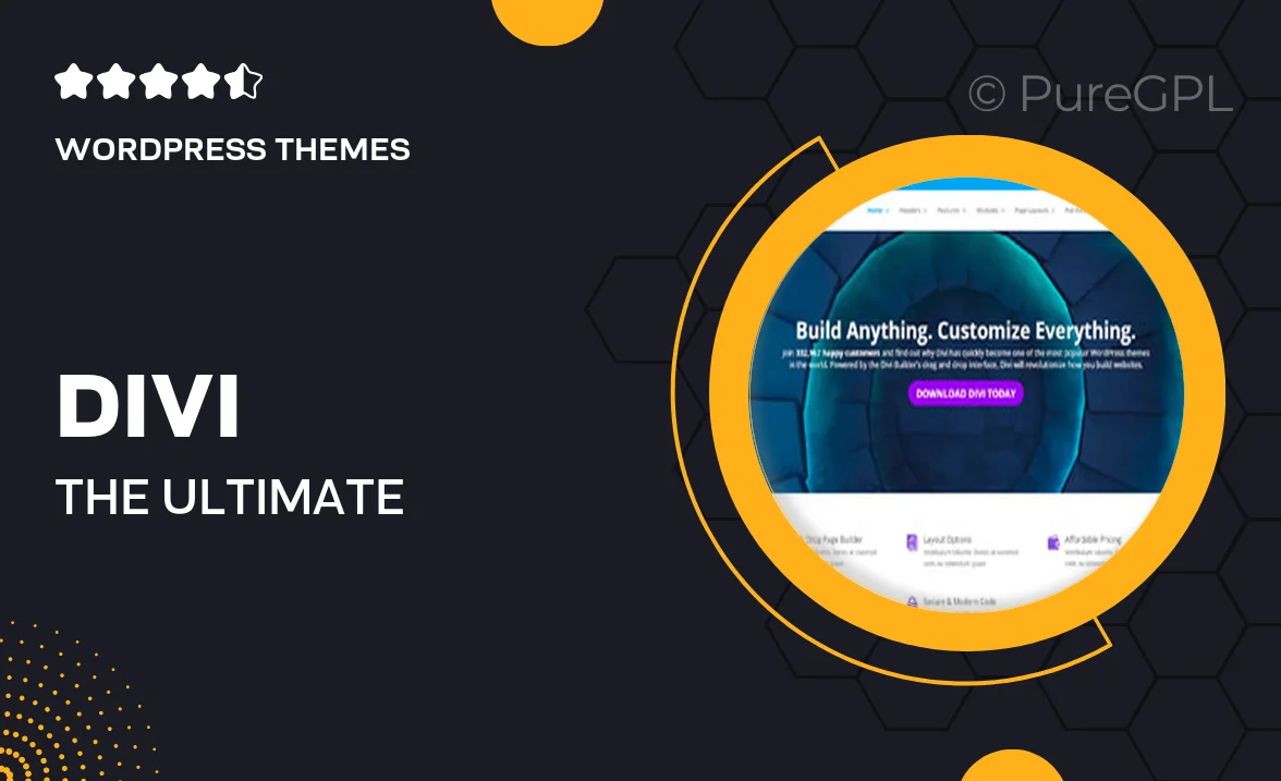 Divi — The Ultimate WordPress Theme & Visual Page Builder