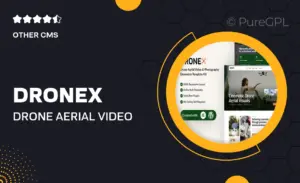 Dronex – Drone Aerial Video & Photography Elementor Template Kit