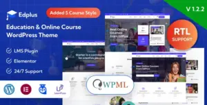 Edplus – Education & Online Course WordPress Theme