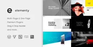 Elementy – Multipurpose One & Multi Page WordPress Theme