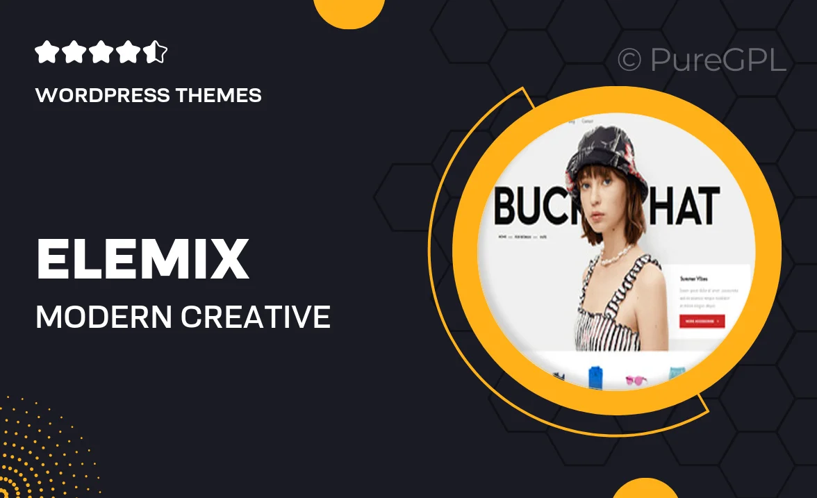 Elemix – Modern & Creative Elementor WooCommerce Theme