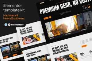 Gravix – Machinery & Heavy Equipment Elementor Kits Templates