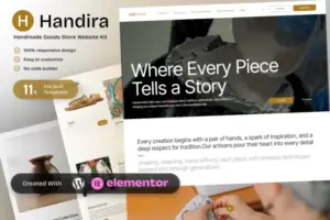Handira – Handmade Goods Elementor Template Kit