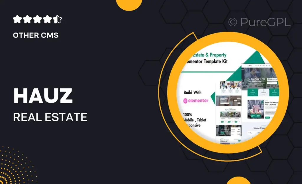 Hauz – Real Estate & Property Elementor Pro Template Kit