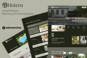 Hoteru – Hotel & Resort Elementor Pro Template Kit
