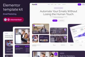Humail – Email Marketing Elementor Template Kit