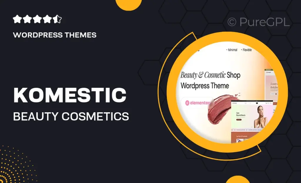 Komestic – Beauty & Cosmetics Shop WordPress Theme