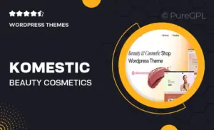 Komestic – Beauty & Cosmetics Shop WordPress Theme