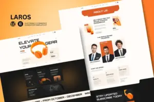 Laros – E-Commerce Electronics Store Elementor Template Kit