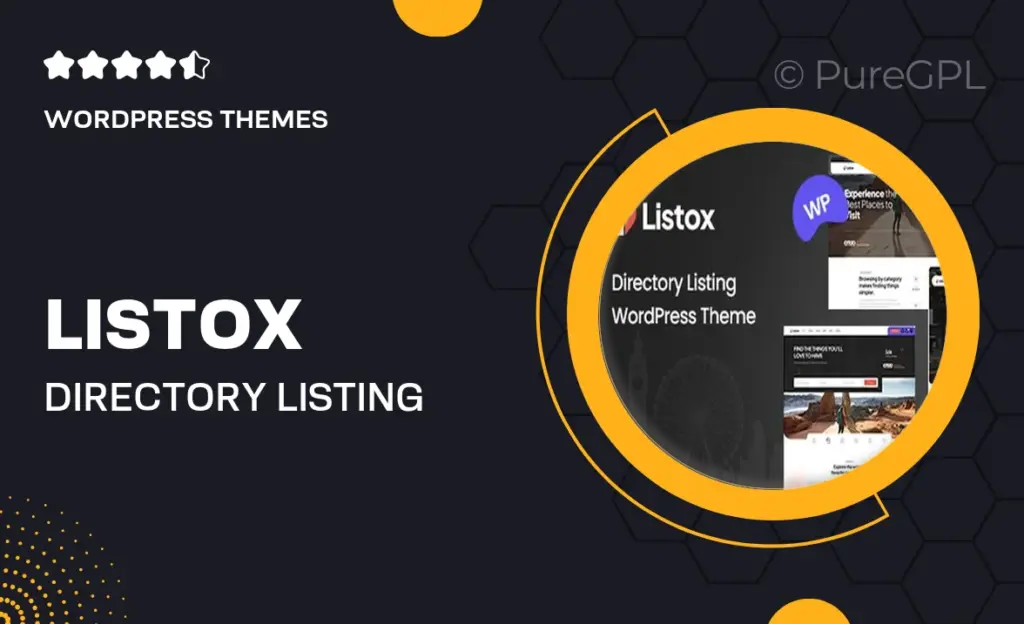 Listox – Directory Listing WordPress Theme