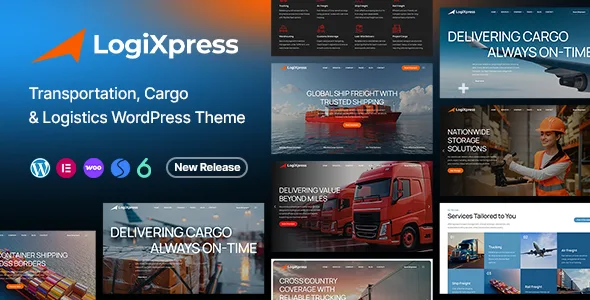 logixpress transportation cargo logistics wordpress theme 1
