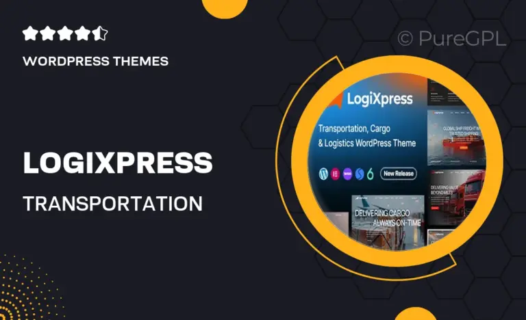 logixpress transportation cargo logistics wordpress theme