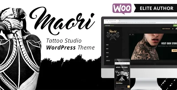 maori tattoo studio wordpress theme 1
