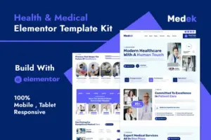 Medek – Health & Medical Elementor Template Kit