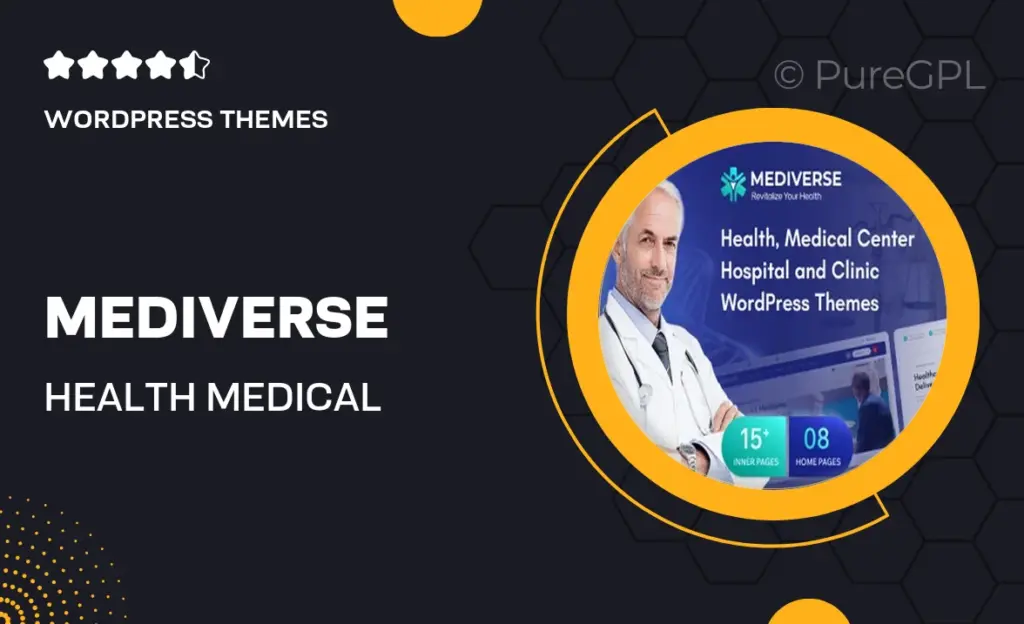 Mediverse – Health Medical Clinic WordPress Theme