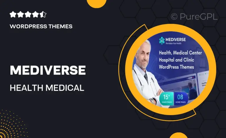 mediverse health medical clinic wordpress theme