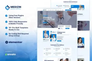 Medizin – Medical Services Elementor Template Kit