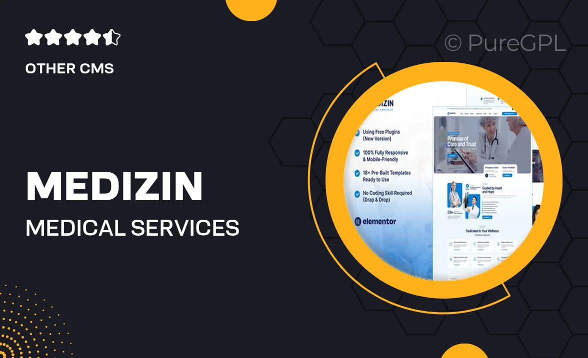Medizin – Medical Services Elementor Template Kit