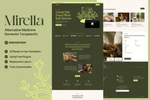 Mirella – Alternative Medicine Elementor Template Kit