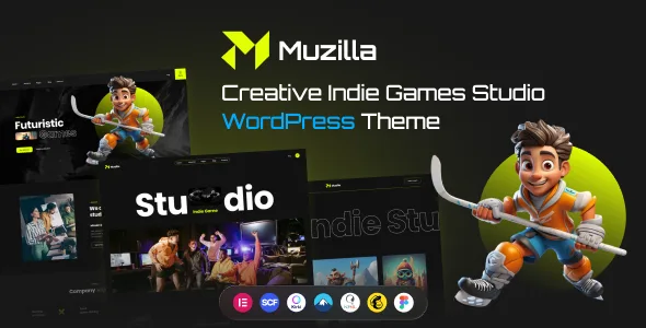 muzilla creative indie game studios wordpress theme 1