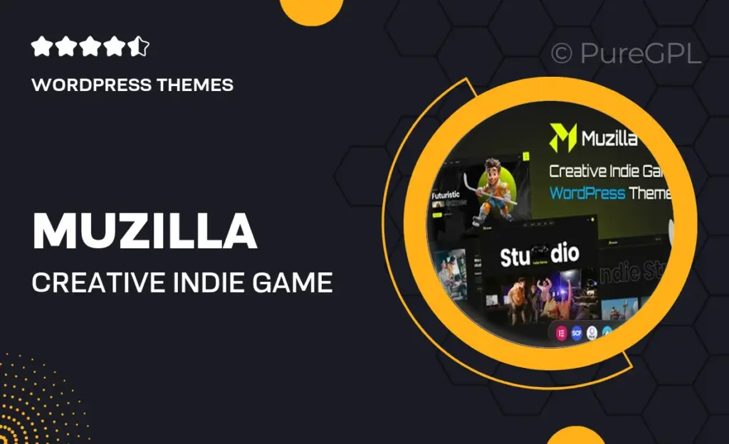 Muzilla – Creative Indie Game Studios WordPress Theme