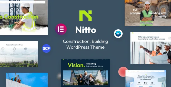 nitto building construction wordpress theme 1