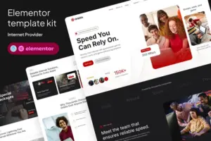 Orbitix – Broadband & Internet Provider Elementor Template Kit