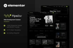 Pipeline – Web Development Solution Elementor Template Kit