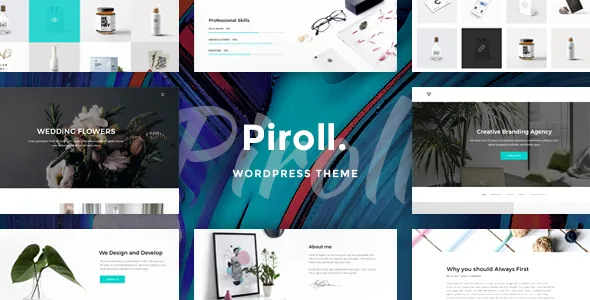 piroll portfolio wordpress theme 1