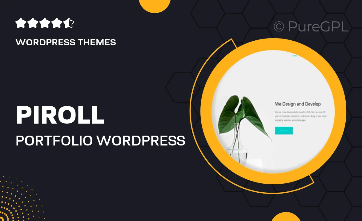 Piroll – Portfolio WordPress Theme