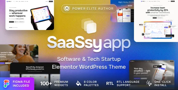 saassy app software saas tech startup wordpress theme 1