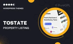 Tostate – Property Listing & Real Estate Ads WordPress Theme