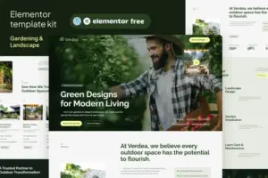 Verdea – Landscaping & Gardening Elementor Template Kit