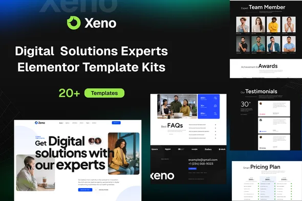 xeno digital solutions experts elementor template kits 1