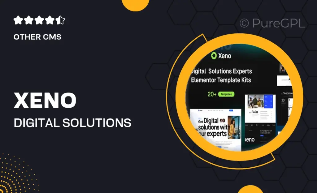 Xeno – Digital Solutions Experts Elementor Template Kits