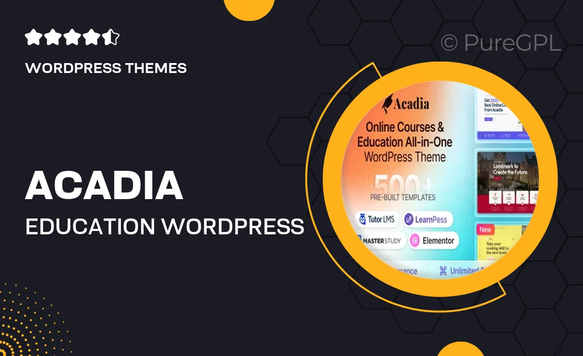 Acadia – Education WordPress Theme