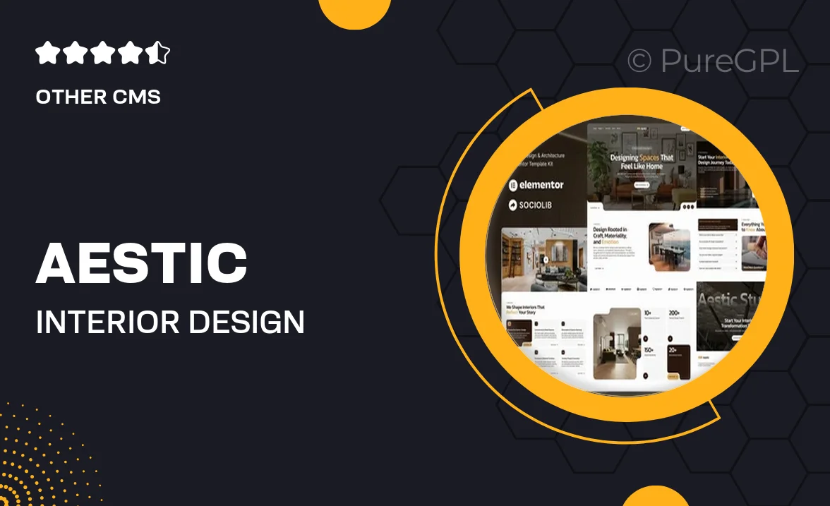 Aestic – Interior Design & Architecture Elementor Template Kit