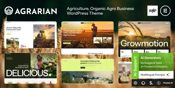 agrarian agriculture company organic farm wordpress theme 1