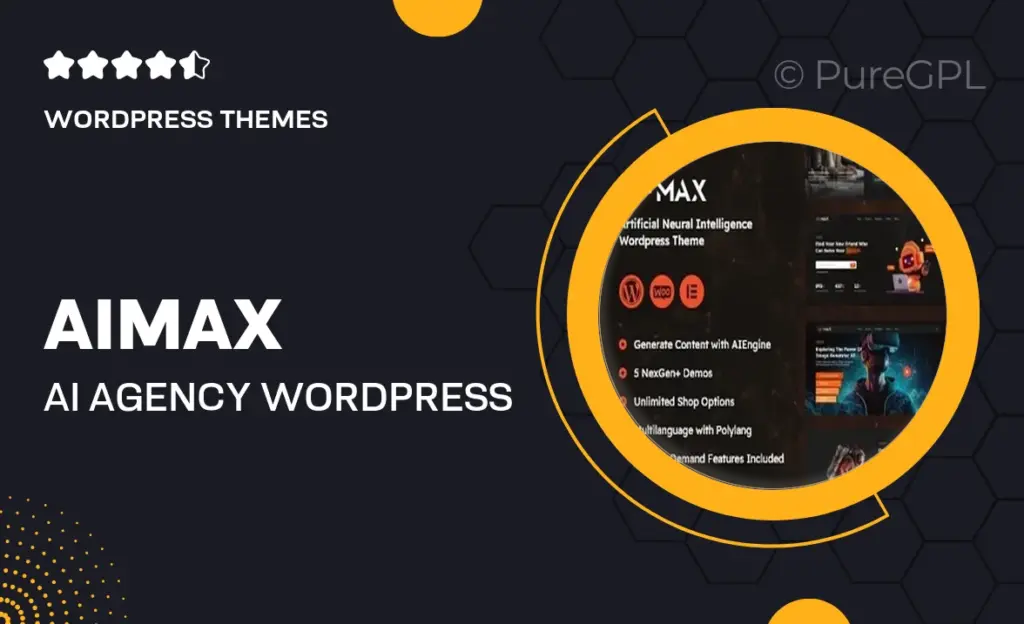AIMAX – AI Agency WordPress Theme