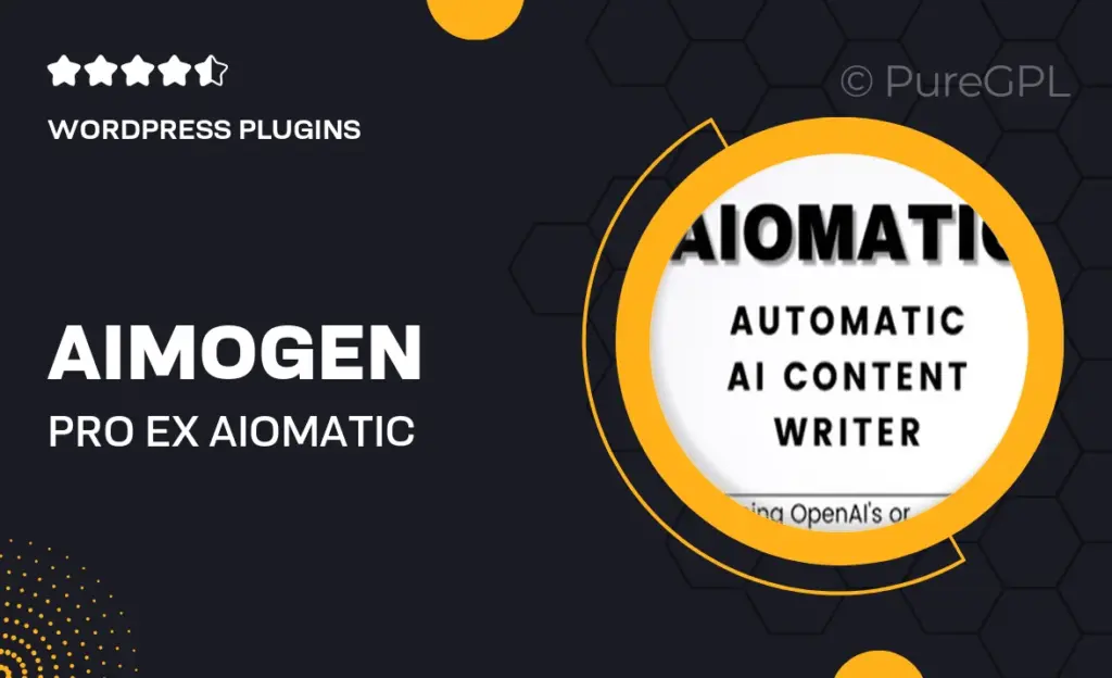 Aimogen Pro (Ex AIomatic) – Automatic AI Content Writer & Editor, ChatBot & AI Toolkit