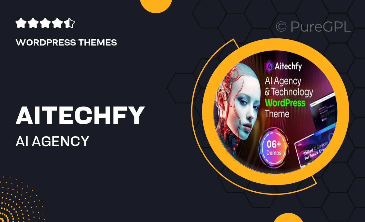 Aitechfy – AI Agency & Technology WordPress Theme