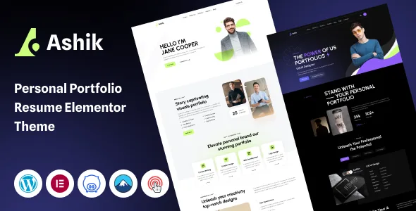 ashik personal portfolio wordpress theme 1