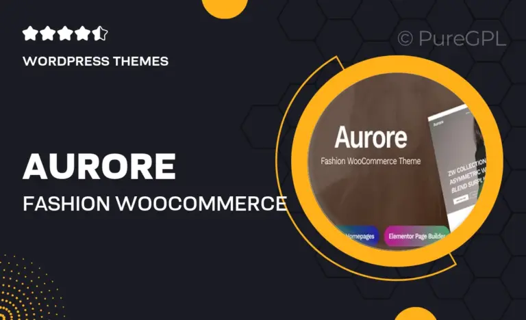aurore fashion woocommerce theme