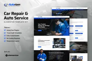 Autorizen – Car Repair & Auto Service Elementor Template Kit
