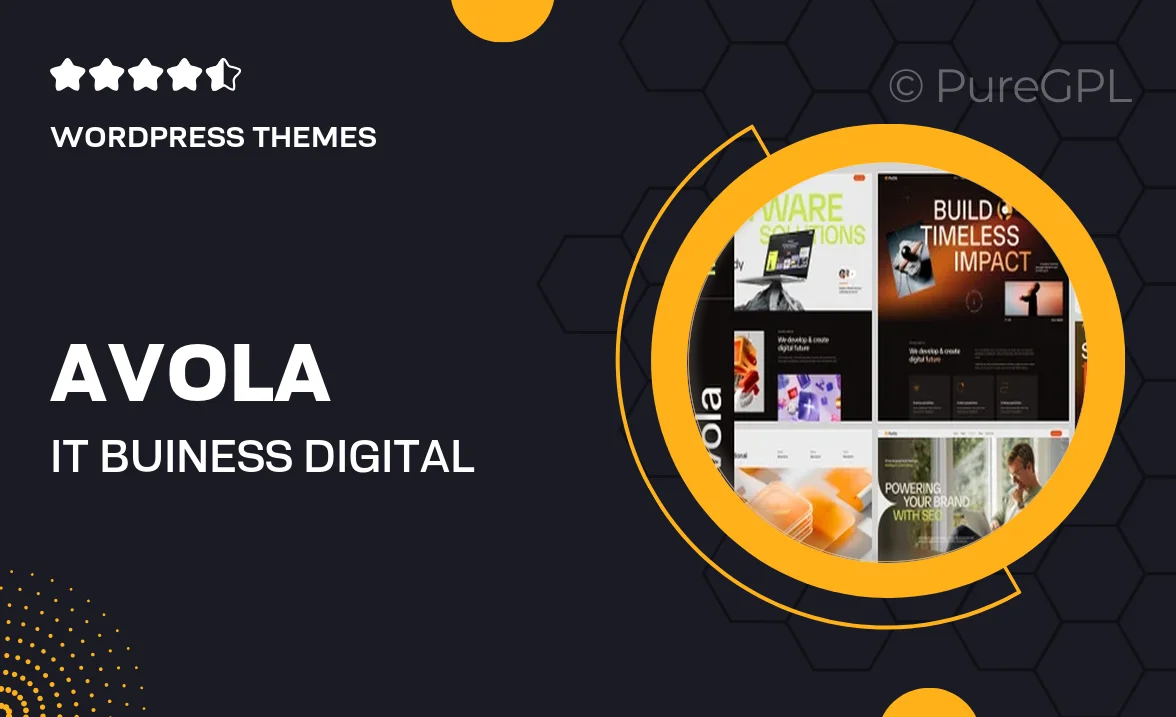 Avola – IT Buiness & Digital Company WordPress Theme