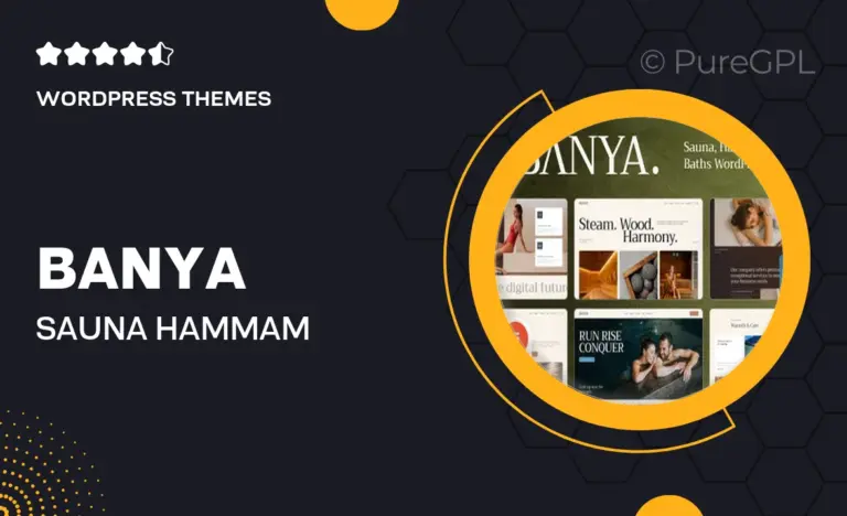 banya sauna hammam thermal baths wordpress theme
