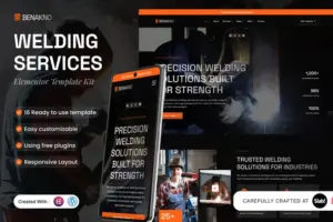 Benakno – Welding Services Elementor Template Kit