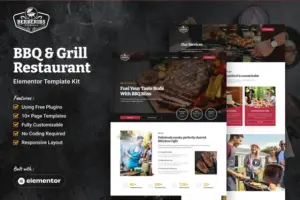 Berberibs – BBQ & Grill Restaurant Elementor Template Kit