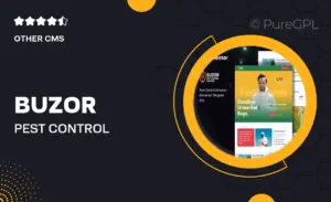 Buzor – Pest Control Services Elementor Template Kit