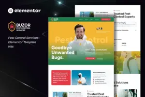 Buzor – Pest Control Services Elementor Template Kit